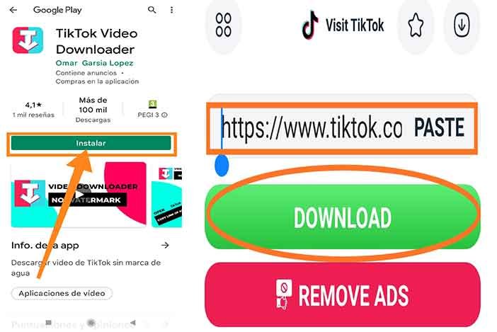 convertidor de tiktok sin marca de agua